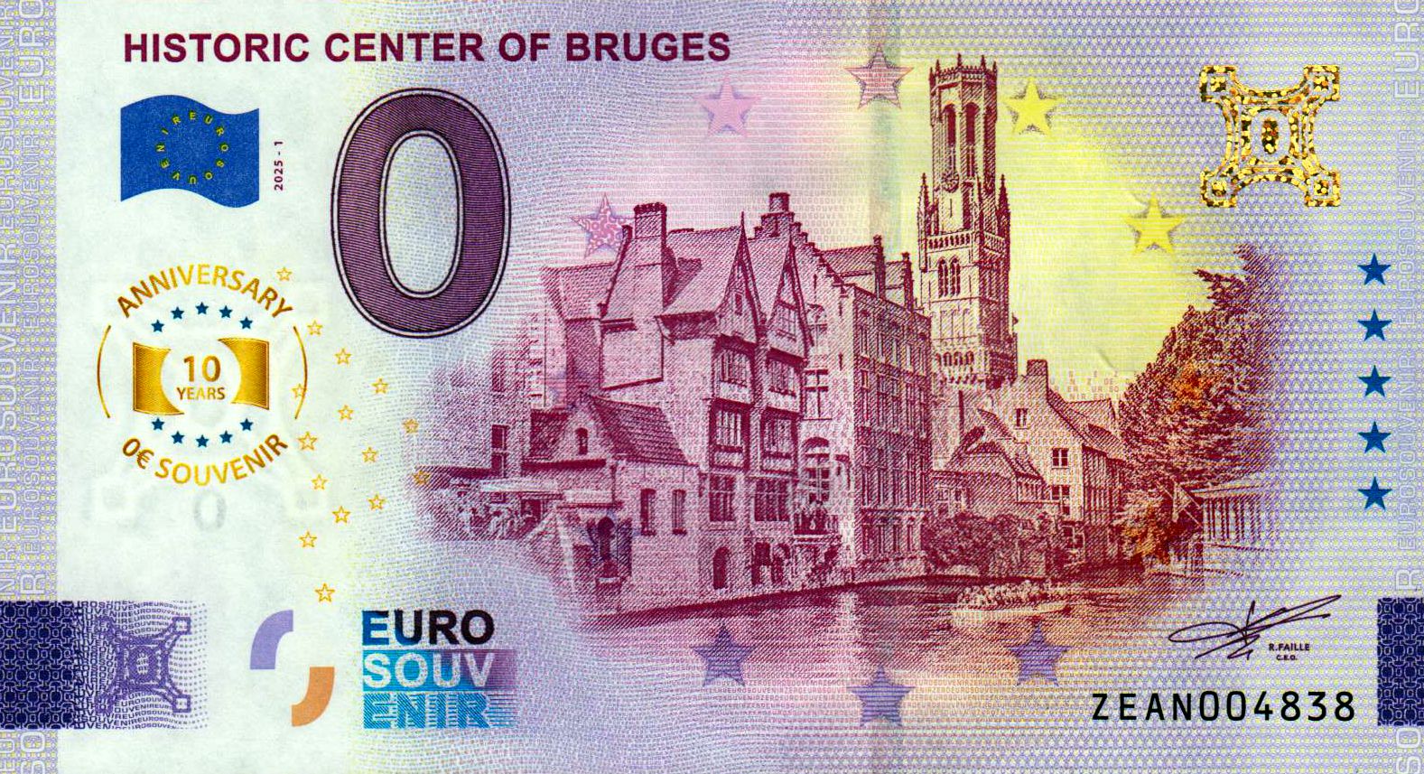 Historic Center of Bruges 2025-1 Anniversary