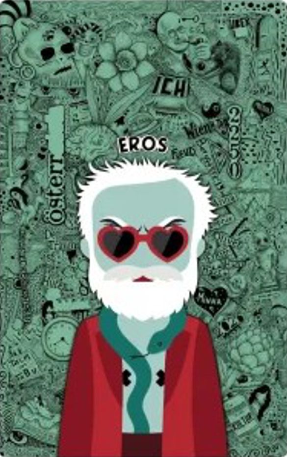Block: Crypto Freud - Eros 2026, Farbe Magisches Grün
