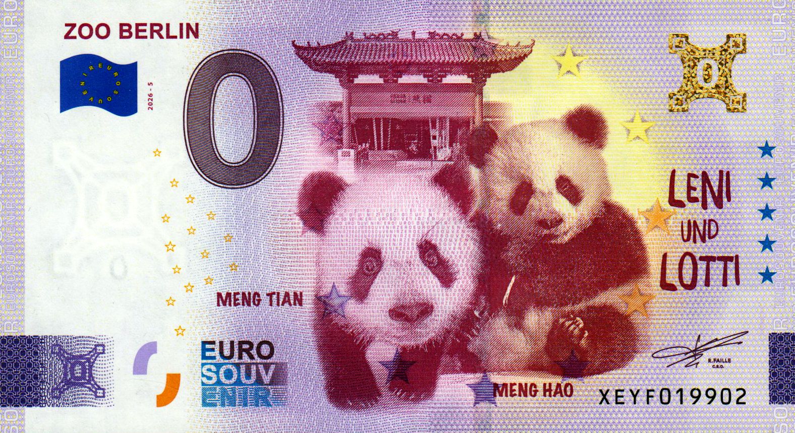 Zoo Berlin - Leni und Lotti 2026-5 Gold