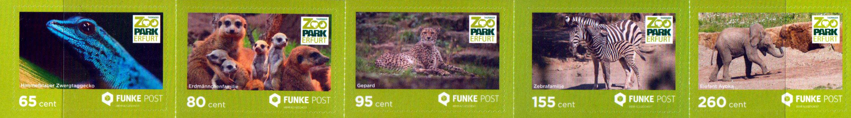 Zoo Park Erfurt 2022, gestempelt