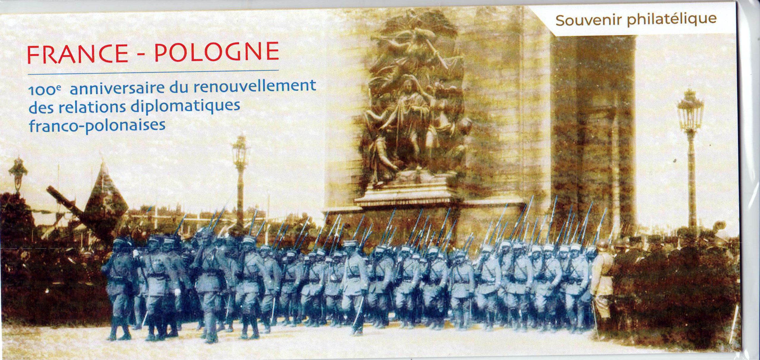 Block: 100 Jahre Dipl. Beziehungen, Polen, Souvenir Charles de Gaulle, Jozef Haller GA