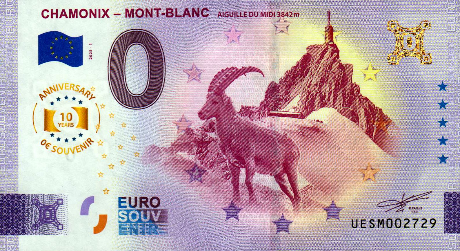 Chamonix - Mont-Blanc 2025-1 Anniversary