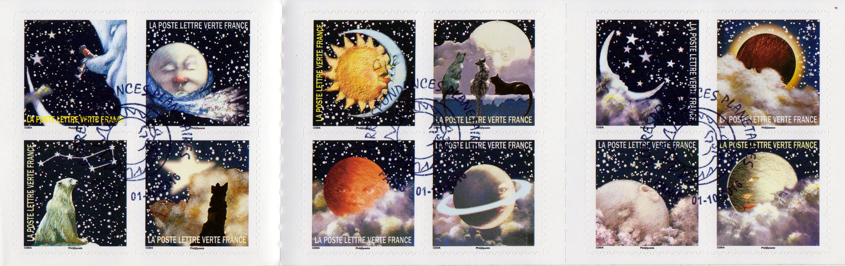 MH: Planetarische Korrespondenz, sk, gestempelt