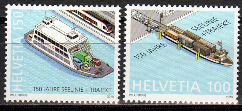 150 Jahre Seelinie + Trajekt, Schiff, Eisenbahn