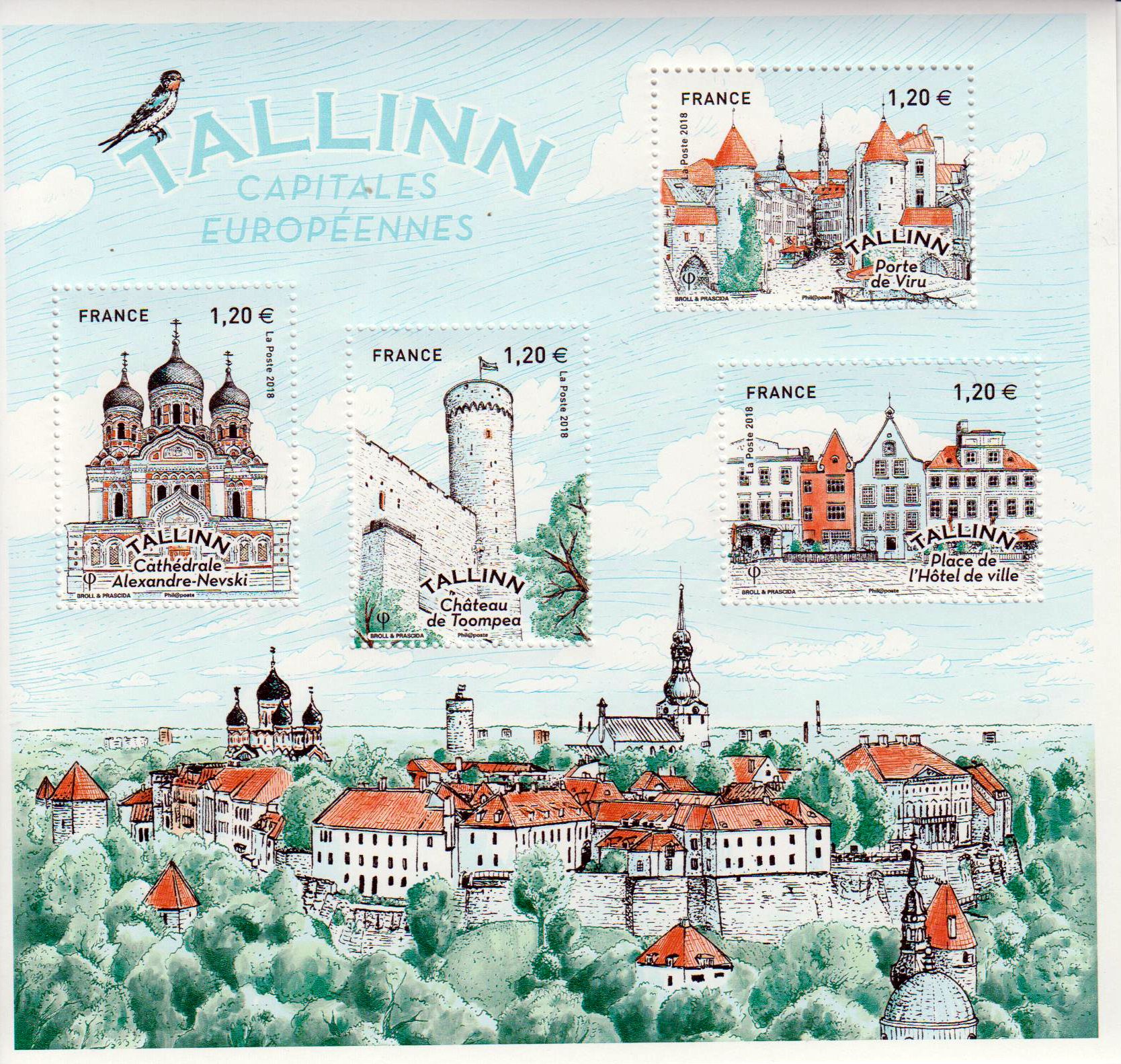 Block: Europ.Hauptstädte 2018, Tallin