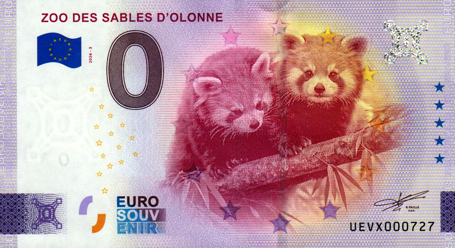 Zoo des Sables D' Olonne 2026-3 Silber