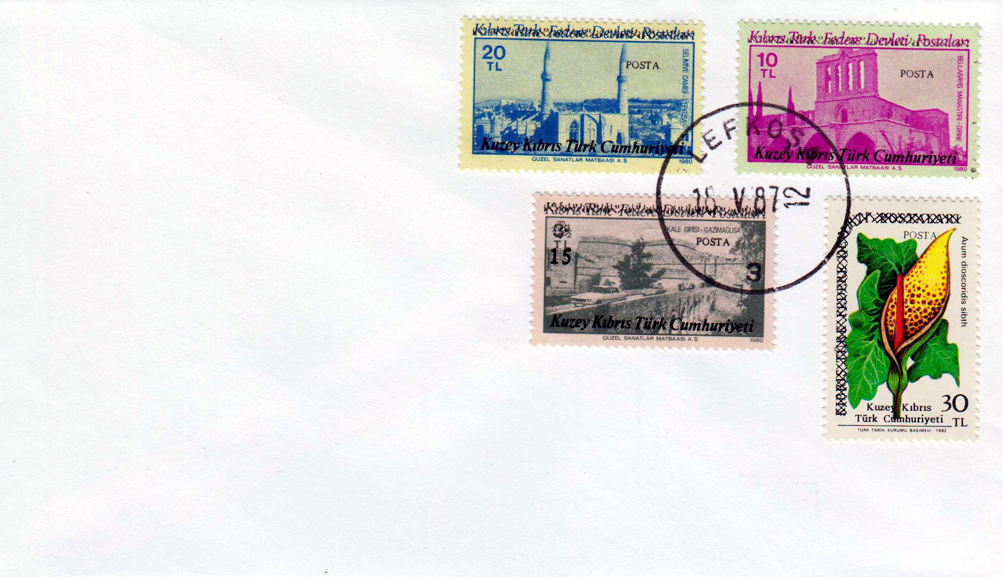 Freimarken: Historische Bauwerke, Feldblumen 1987