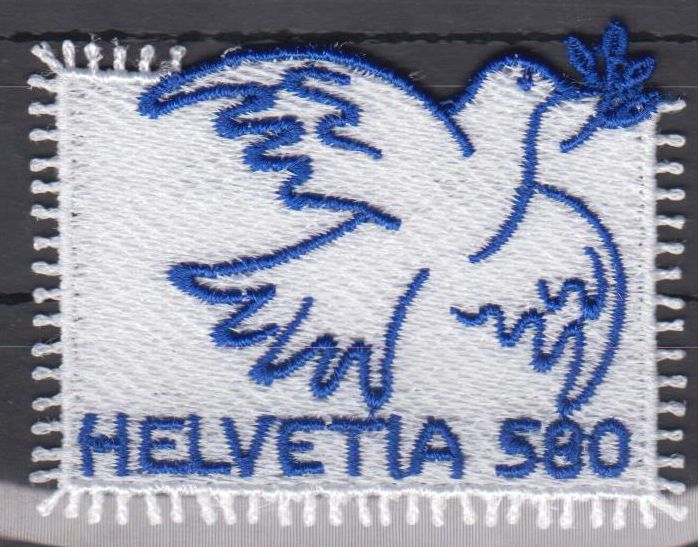 Block: Friedenstaube 2025, GA, Stickereimarke