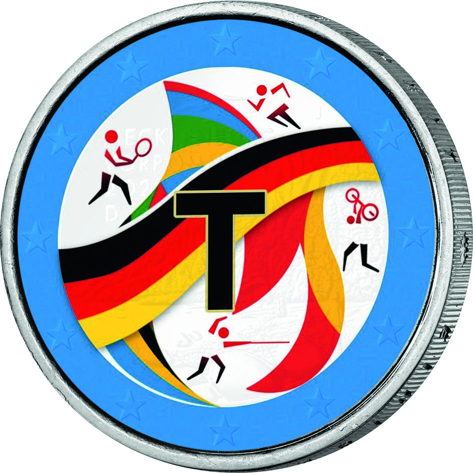 2 Euro SET "Olympische Spiele 2024, Team DE" inkl. edler Münzbox!