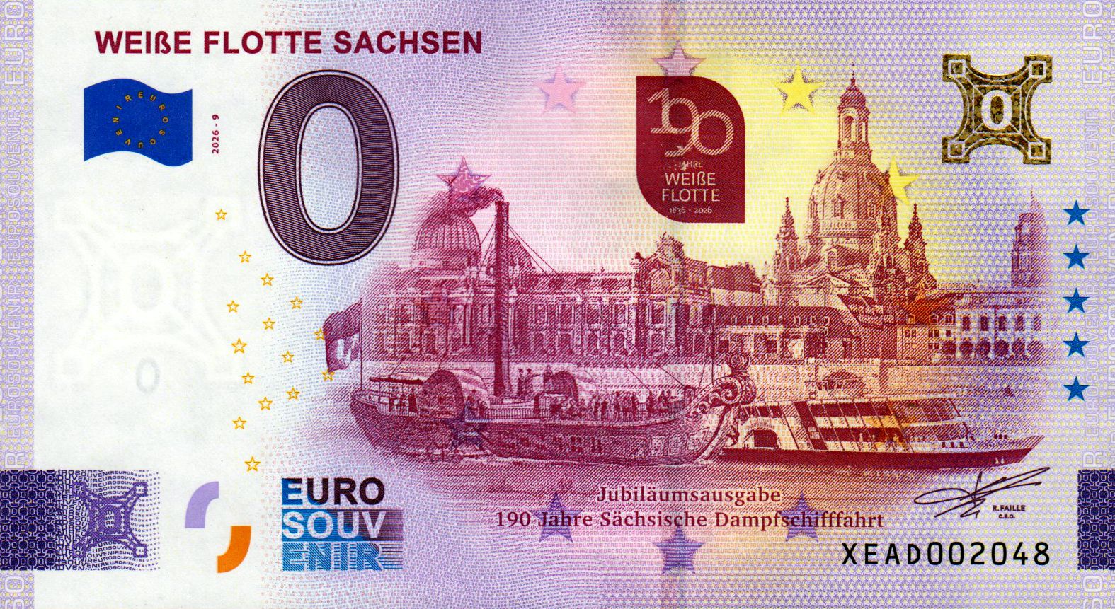 Weiße Flotte Sachsen 2026-9 Gold