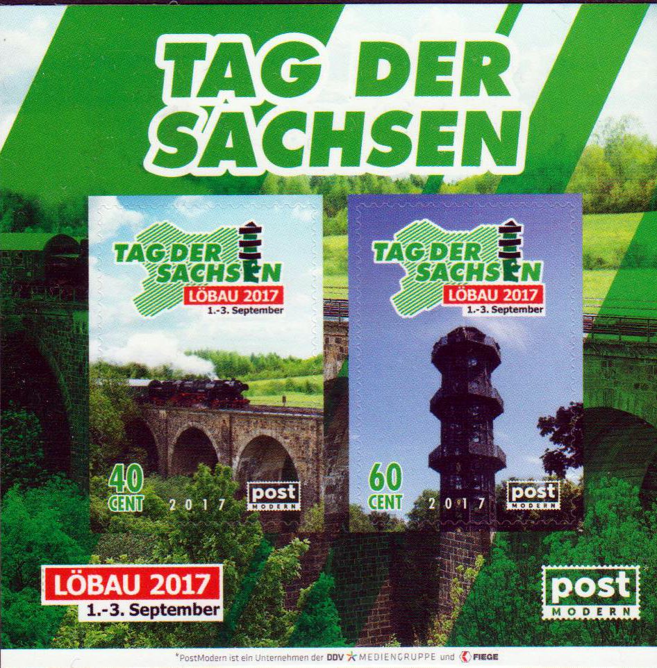 Block: Tag der Sachsen 2017, Brücke, Lokomotive, Turm, sk, 1.9.2017