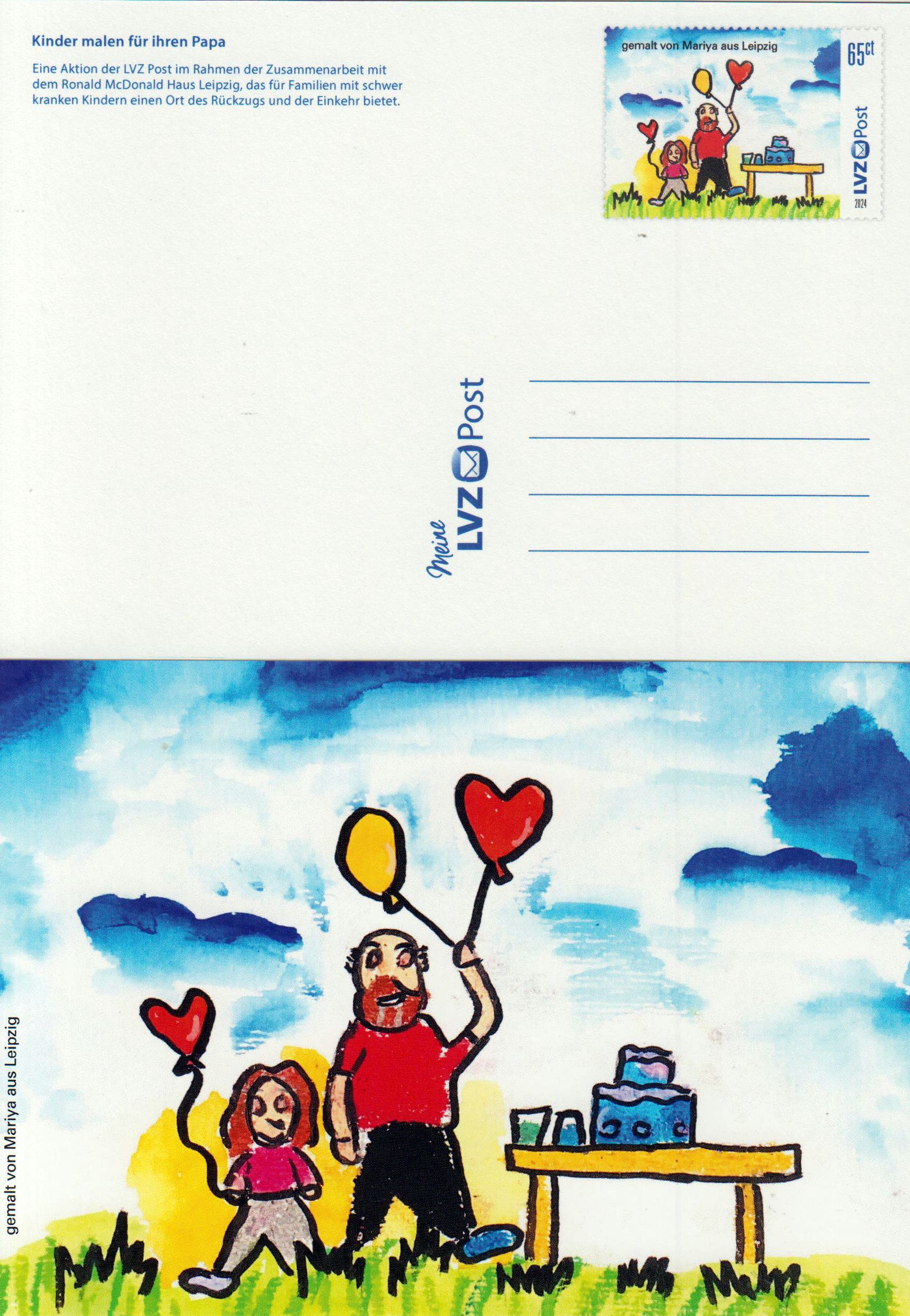 Vatertag 2024, Kinderzeichnung