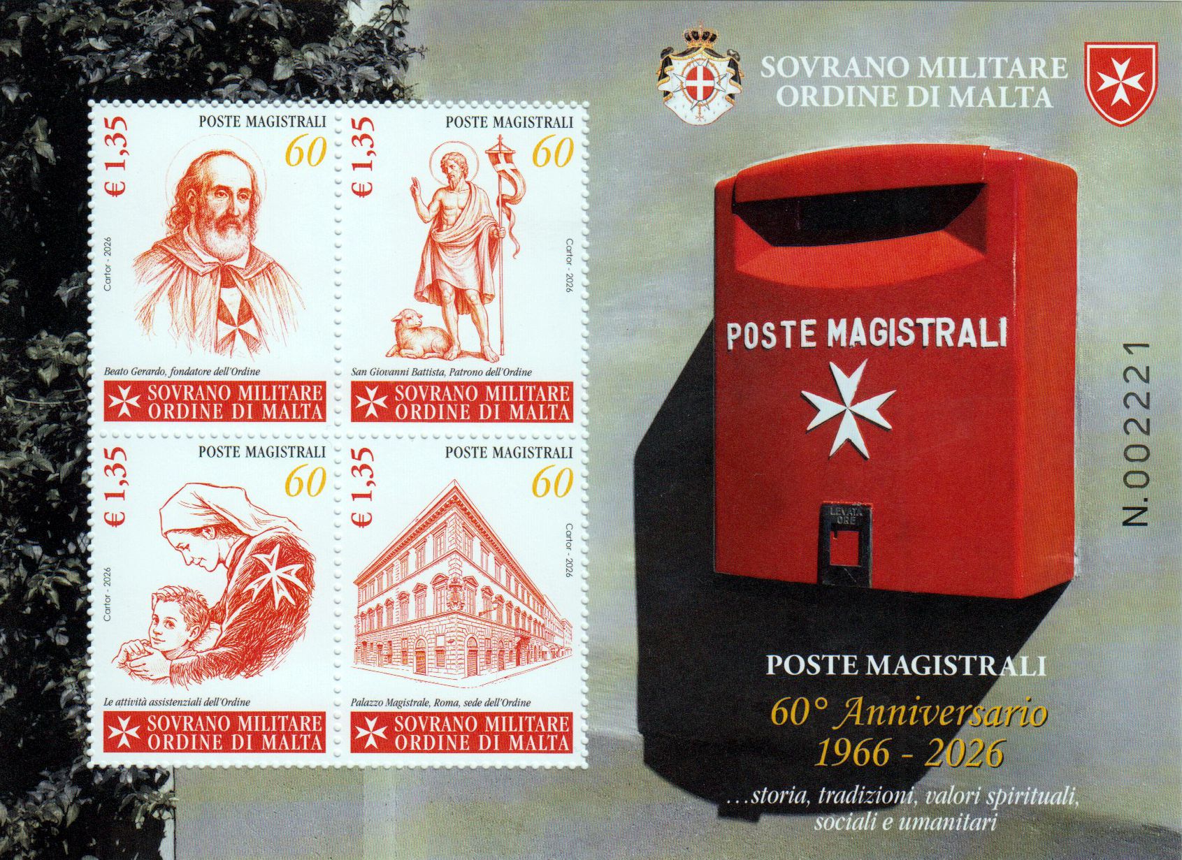 Block: 60 Jahre Poste Magistrali 2026
