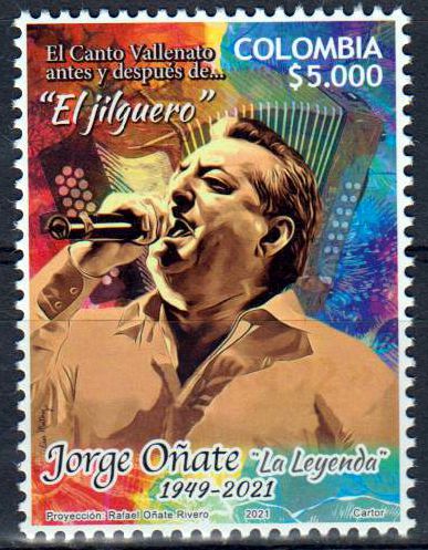 Jorge Onate 2021, Sänger