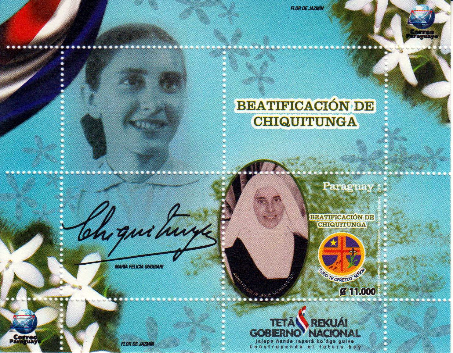 Block: Seligsprechung Chiquitunga