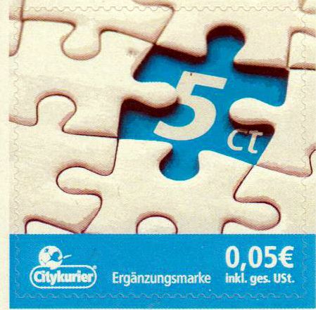Ergänzungswert 5 Cent 2015, gestempelt