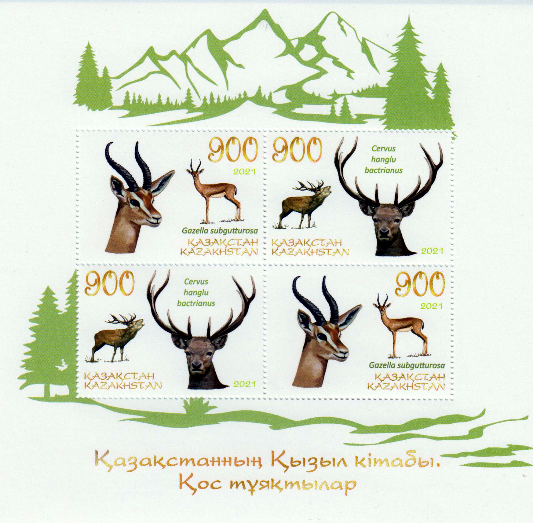 Block: Fauna Rotes Buch 2021, Berg auf Rand