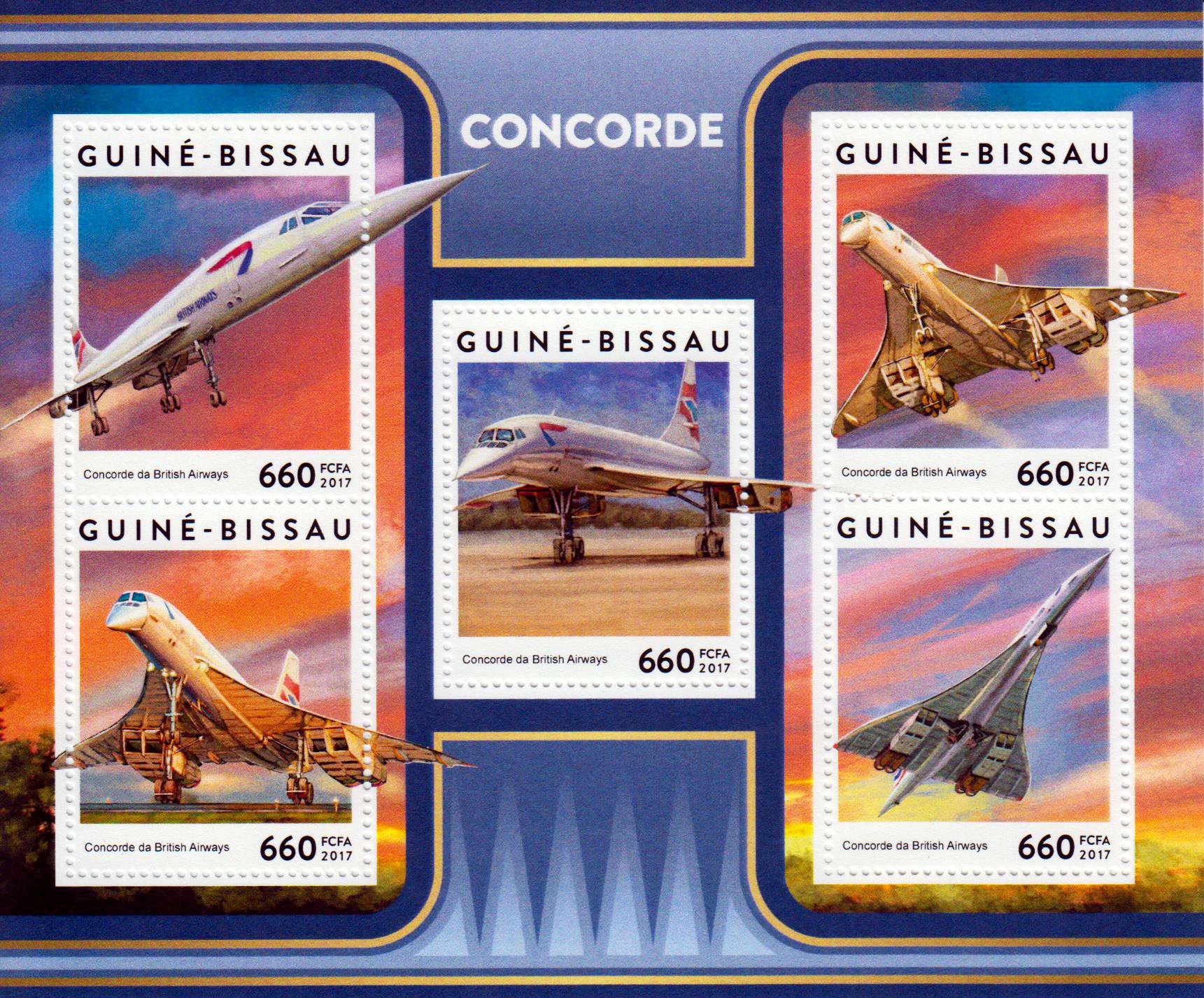 Concorde 2017, Flugzeuge