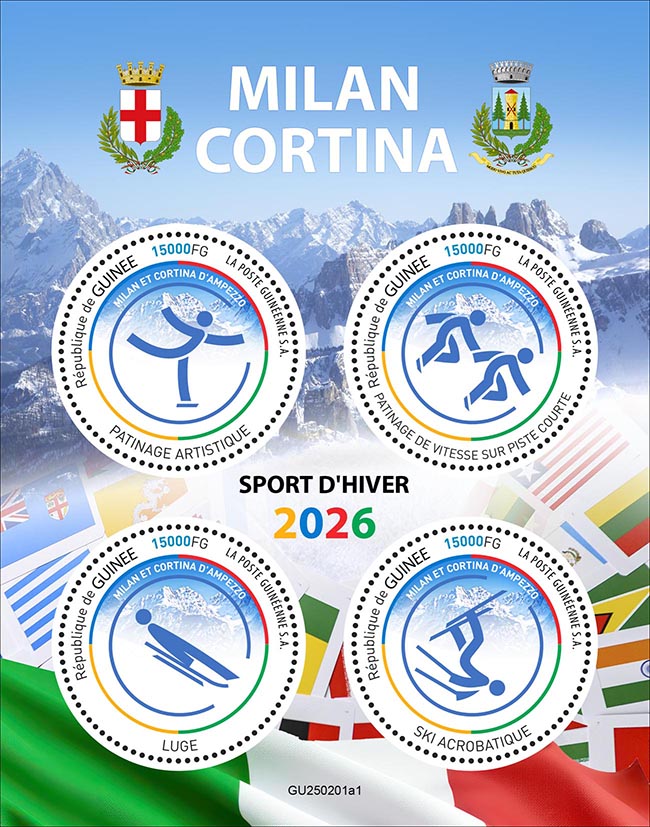 Olympische Winterspiele Milan-Cortina 2026, Sportarten I, Eiskunstlauf, Skispringen...