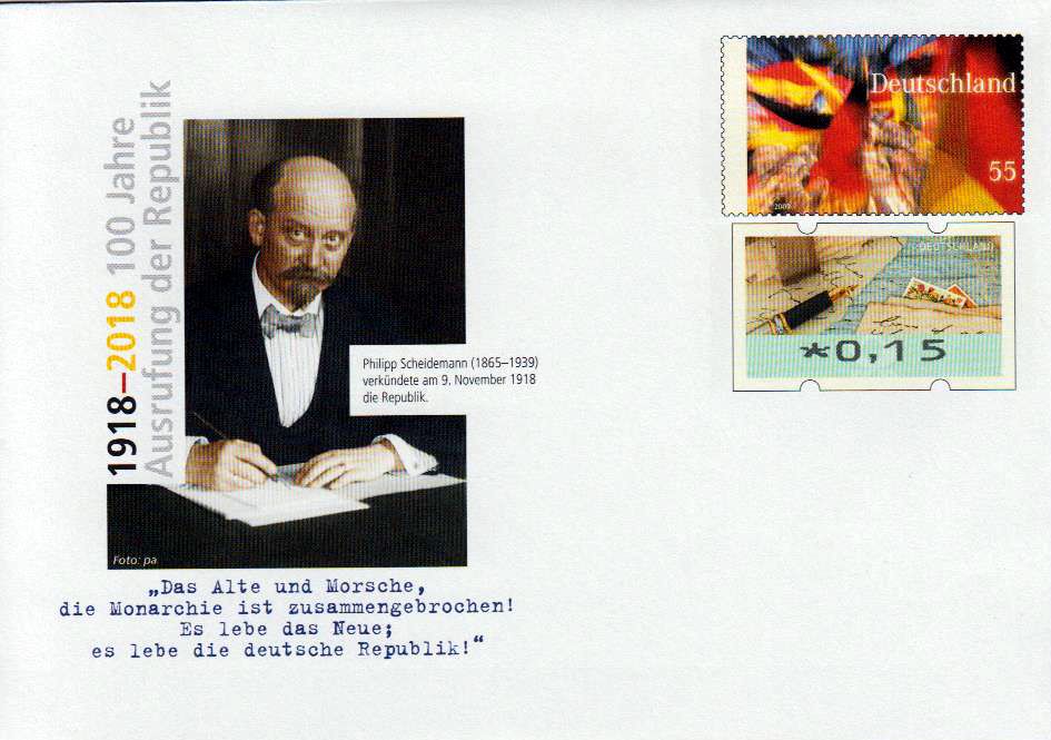100 Jahre Ausrufung der Republik 2018