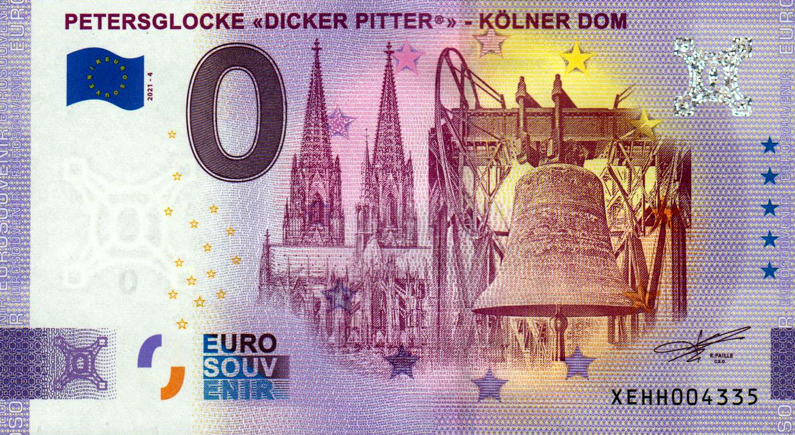 Petersglocke "Dicker Pitter" - Kölner Dom 2021-4 Anniversary