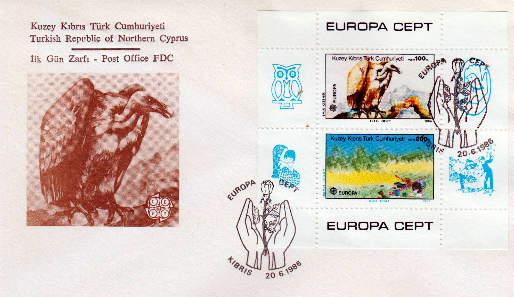 Block: Europa: Natur- und Umweltschutz 1986