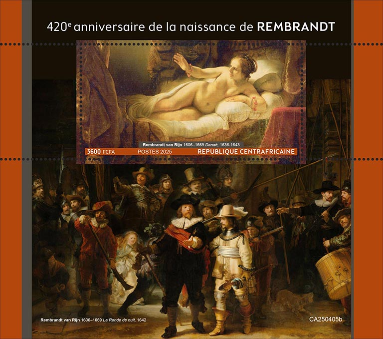 Block: 420 Jahre Rembrandt 2025