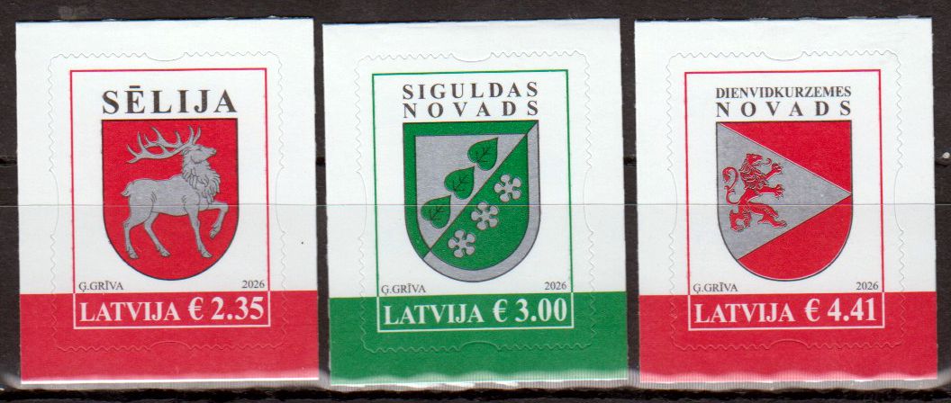 Länderwappen Selija,Siguldas, Dienvidkurz 2026