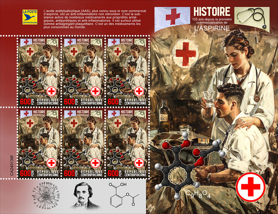 125 Jahre Aspirin 2024, Rotes Kreuz