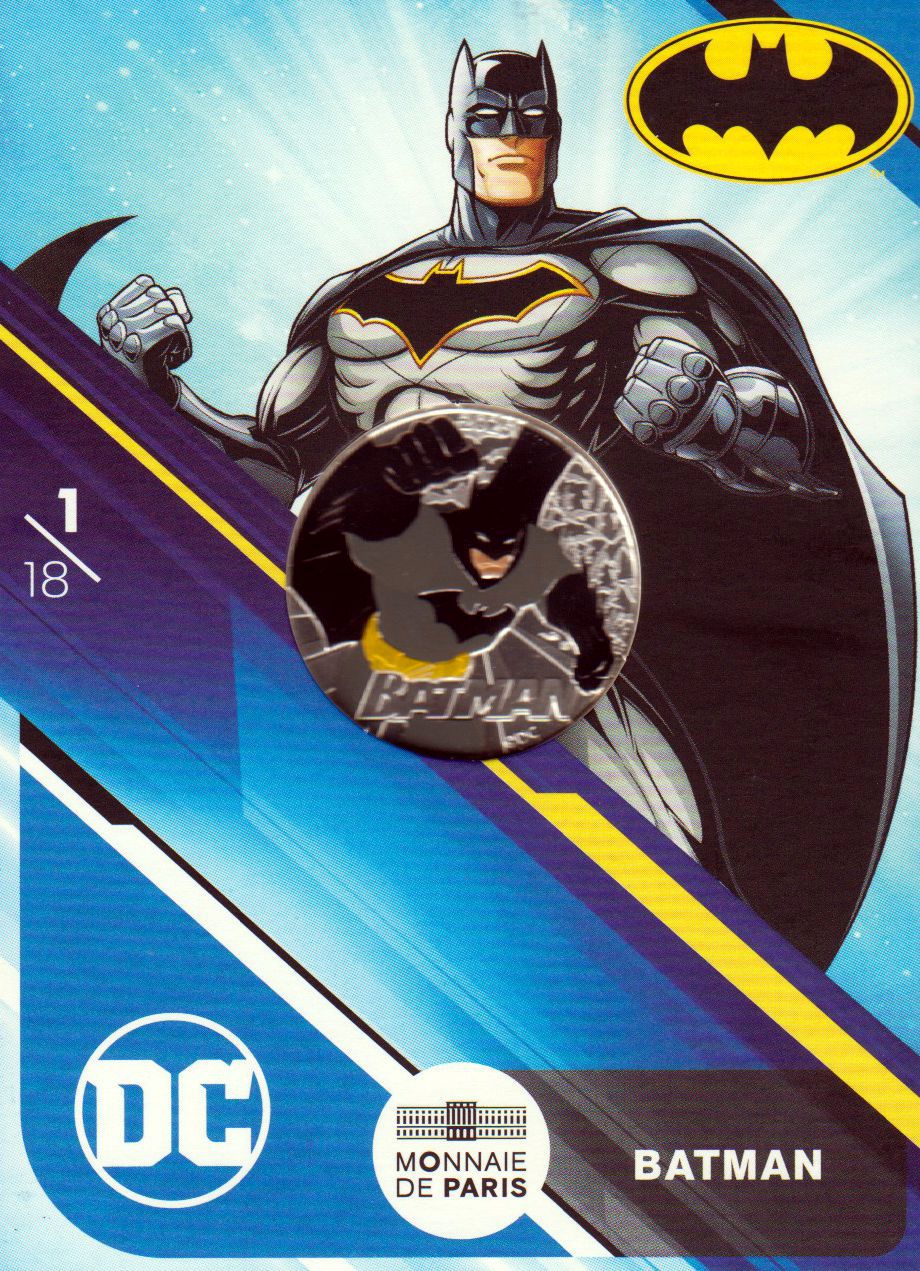 10 Euro - Batman 2025, Monnaie de Paris, 333er Silber