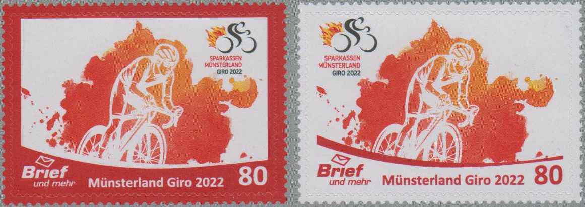 Sparkassen Münsterland Giro 2022, gestempelt