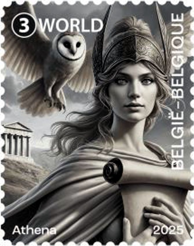 Block: Crypto, Athena 2025, Hologramm, Farbe Schwarz