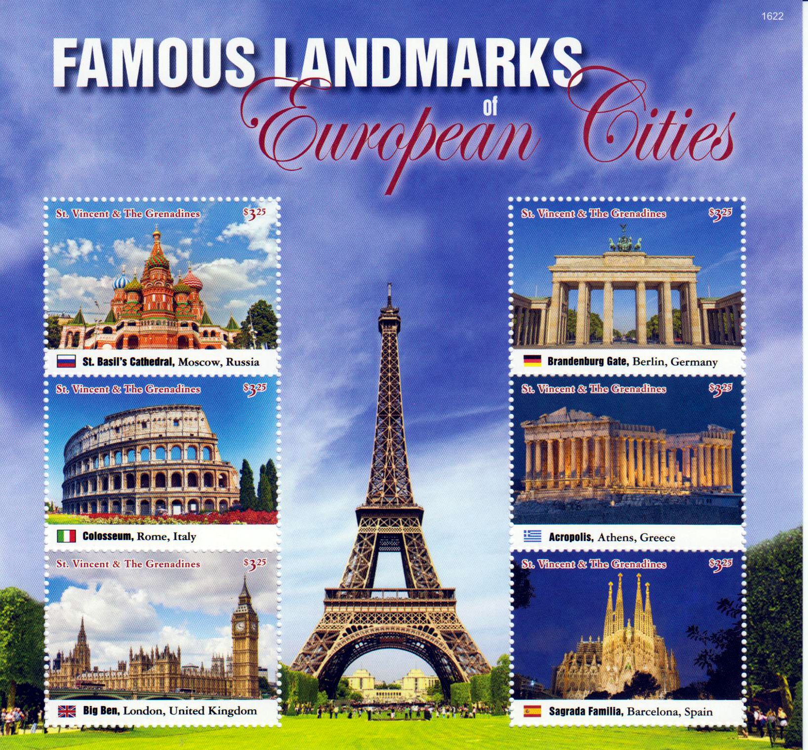 Sehenswürdigkeiten in Europa, Kathedrale, Brandenburger Tor, Colosseum usw.