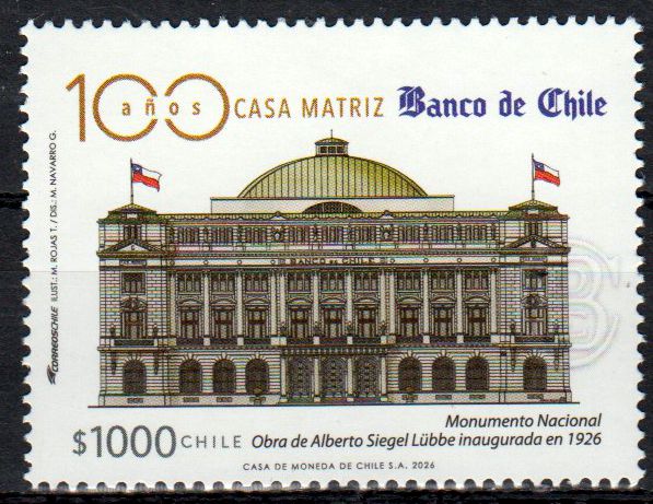 100 Jahre Bank of Chile 2026