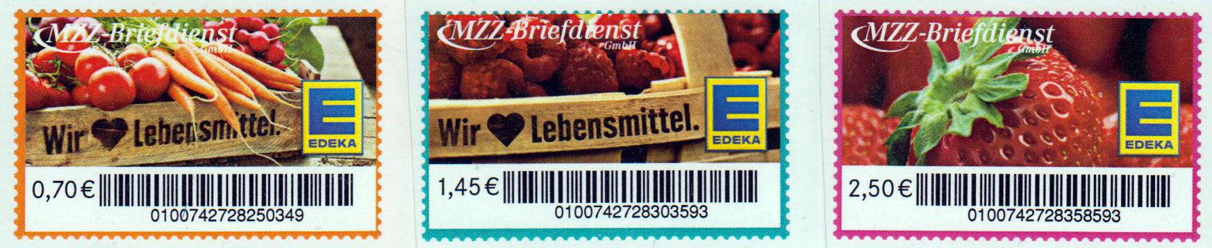 EDEKA, Portoänderung 2019, gestempelt