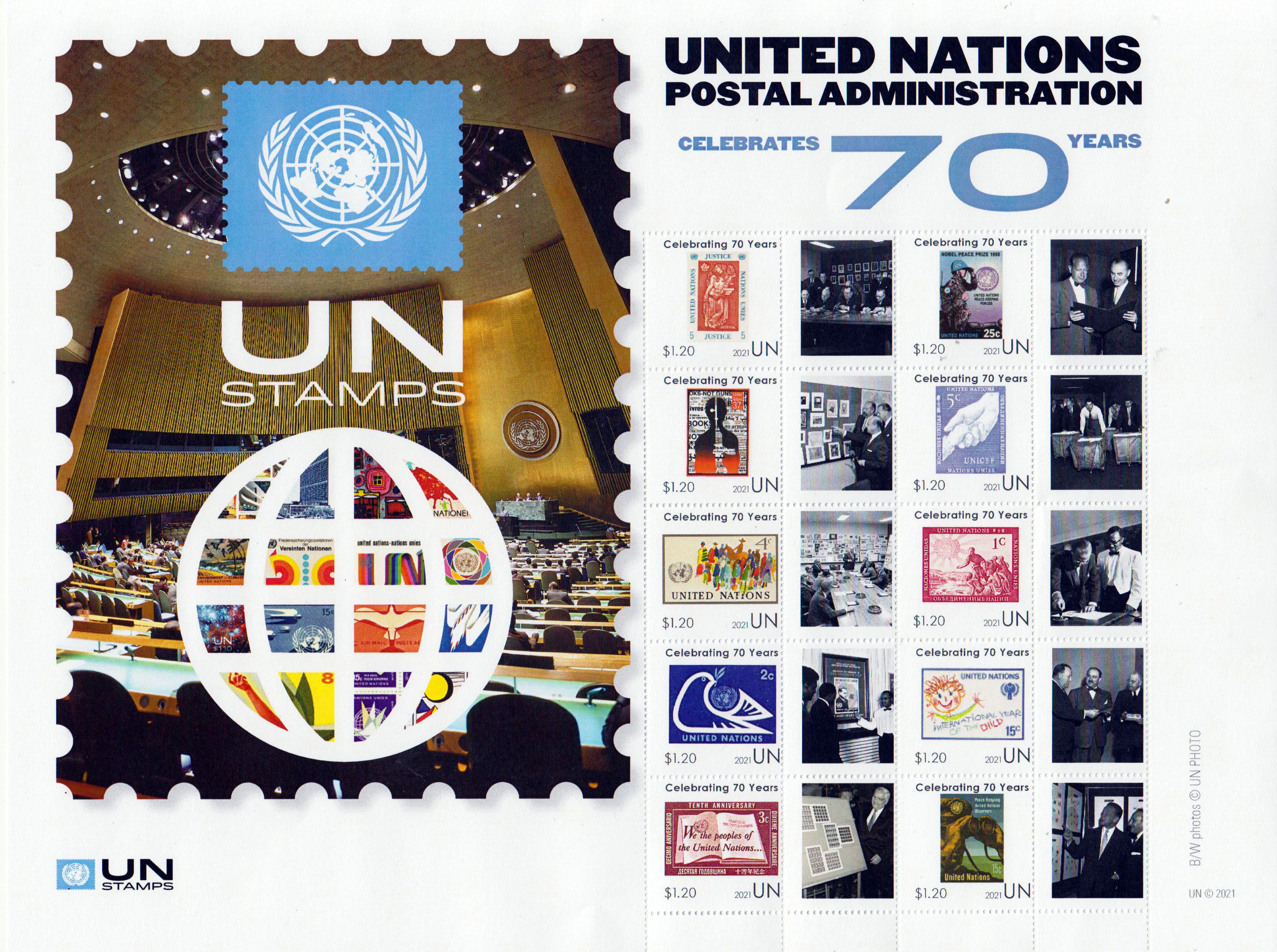 70 Jahre UNPA 2021, Marke auf Marke