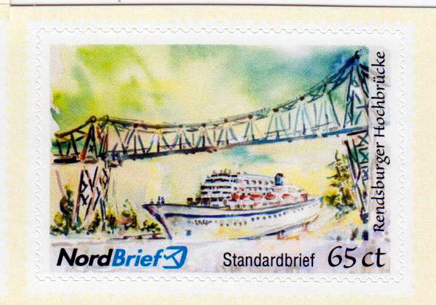 Aquarelle - Rendsburger Hochbrücke 2016 sk