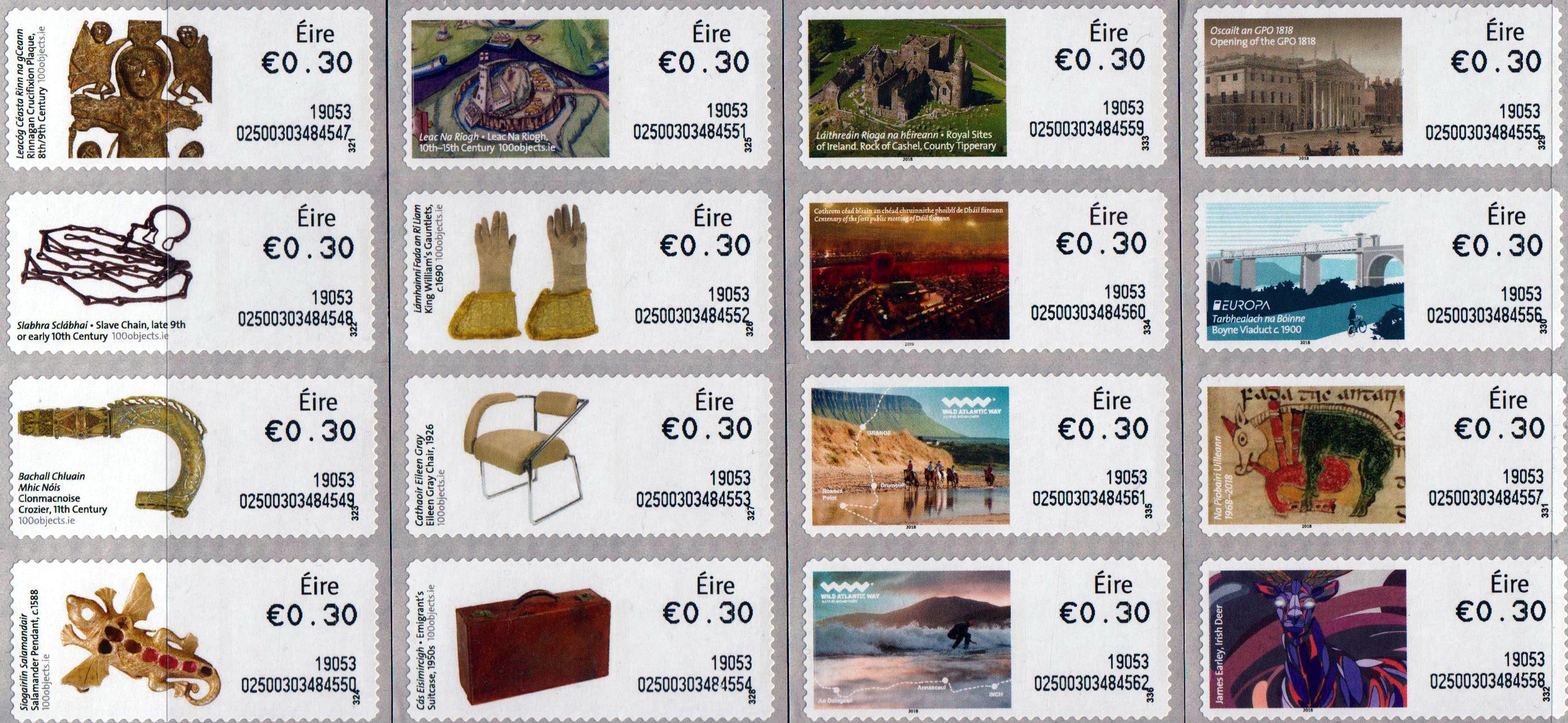 Geschichte Irlands 2019, Kunst, Schmuck, Brücke, Gemälde (IE-19308)