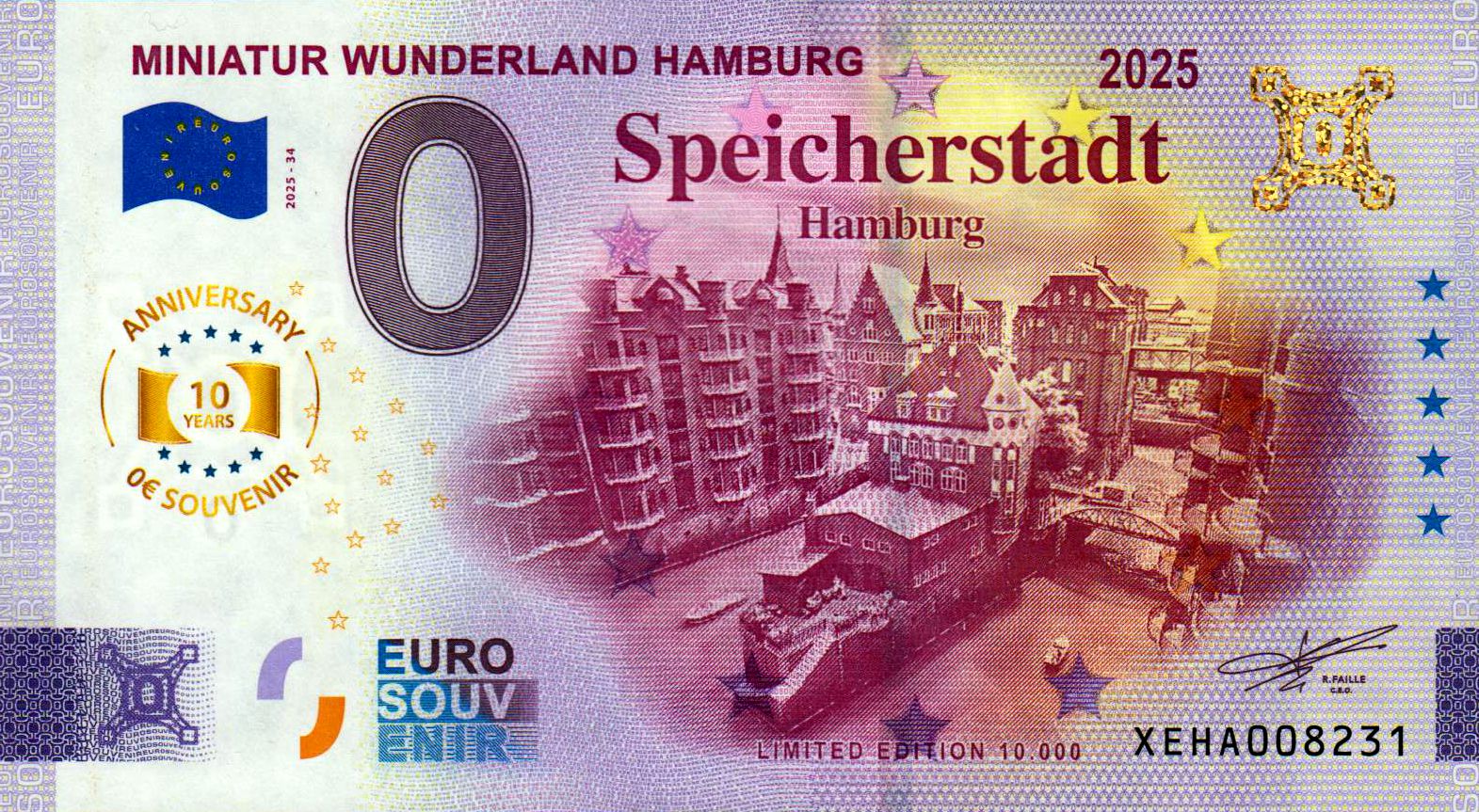 Miniatur Wunderland Hamburg -  Speicherstadt 2025 2025-34 Anniversary