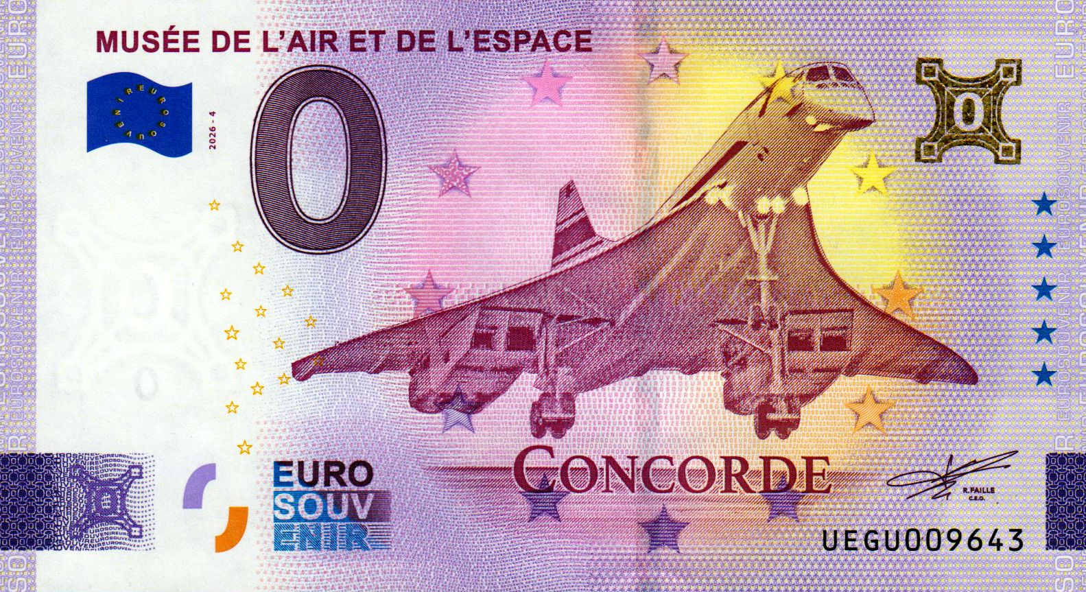 Musee de L'Air et de L'Espace - Concorde 2026-4 Gold