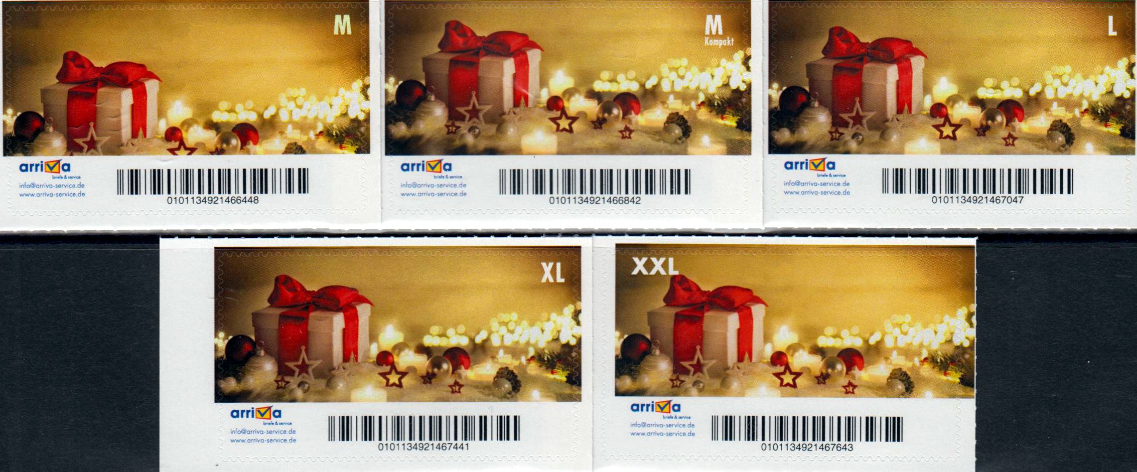 Weihnachten 2021 - Motiv 4, Geschäfts- kundenlabel, Präfix-Nr. 010113, gestempelt