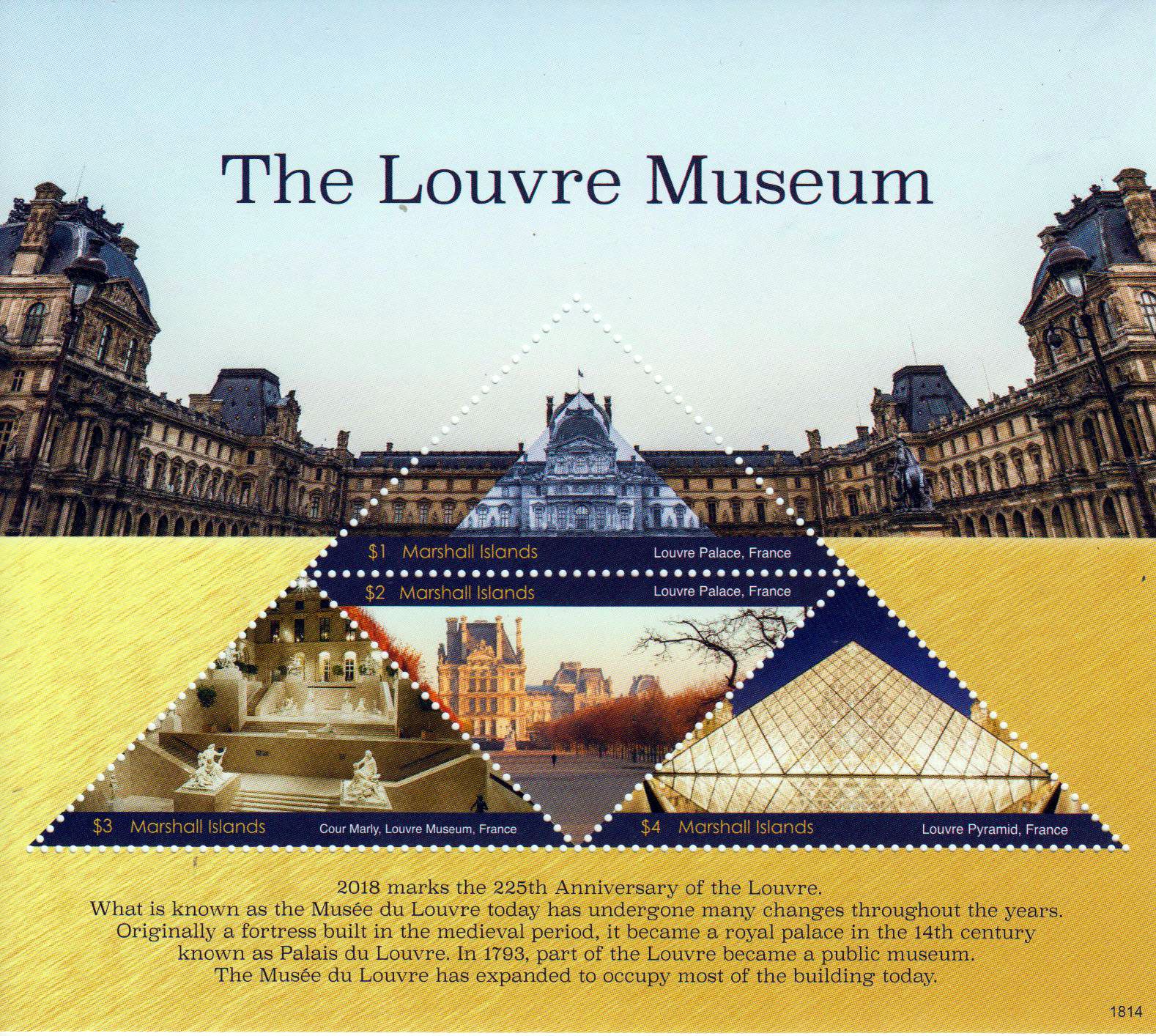 Zdr. 225 Jahre Louvre Museum 2018