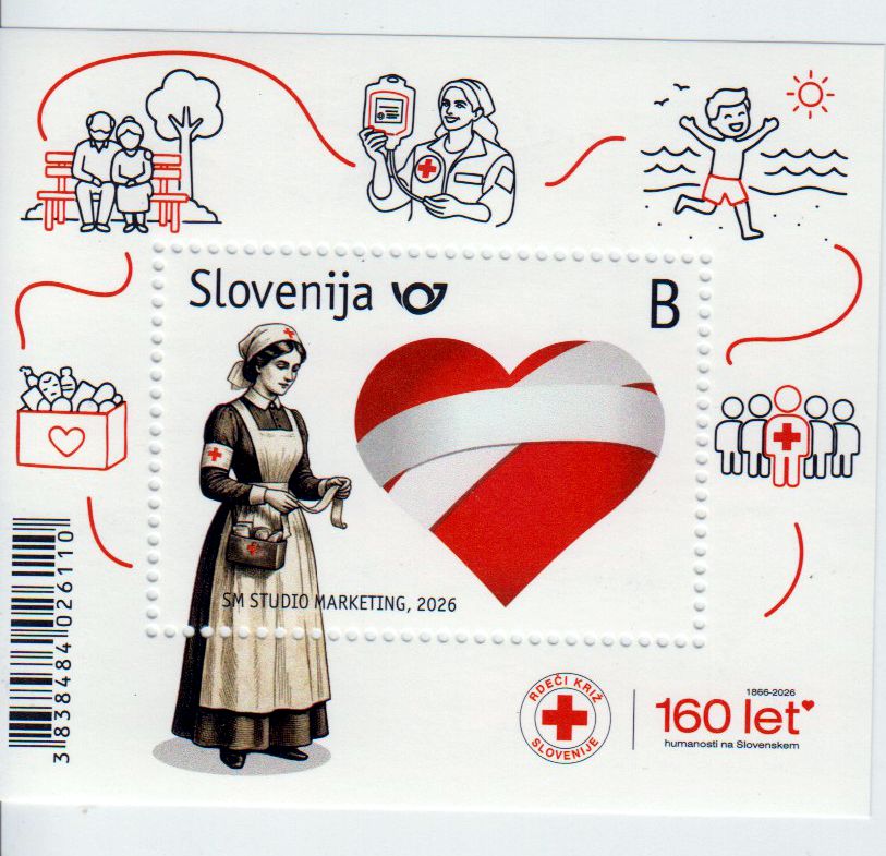 Block: 160 Jahre Rotes Kreuz 2026