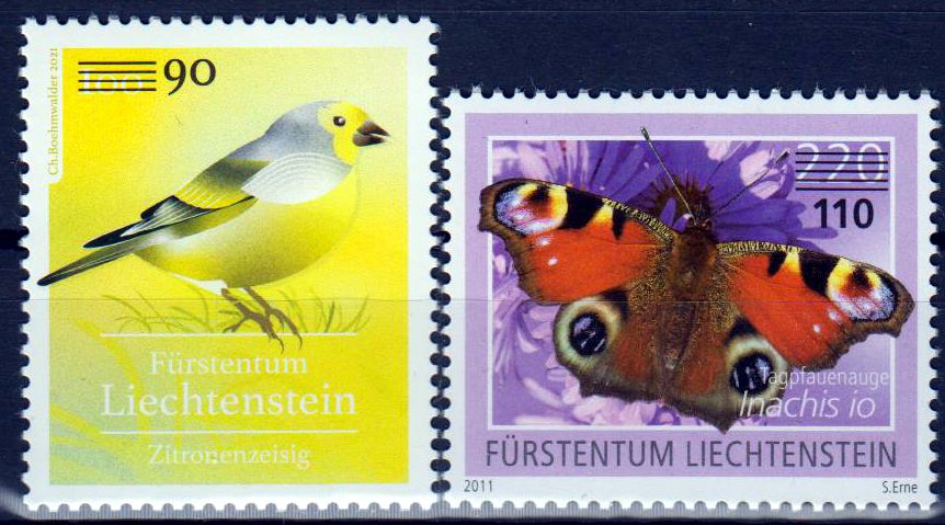 Dauer: Vogel, Schmetterling 2022, Überdruck