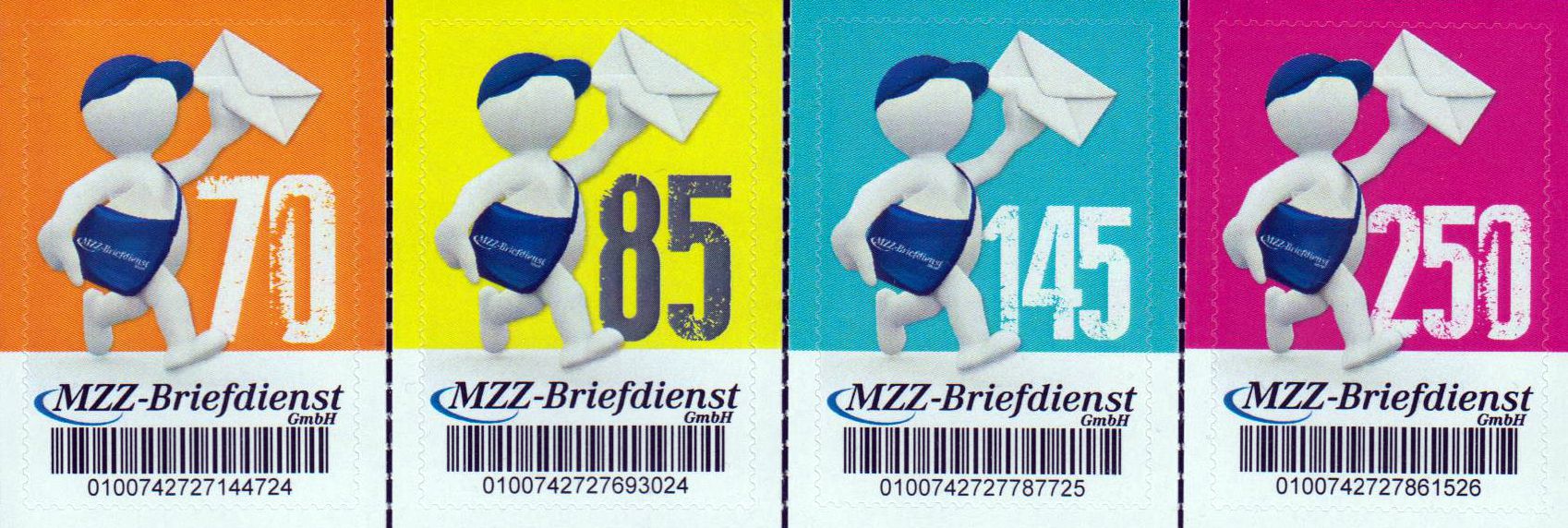 Briefbote, Portoanpassung 2019, gestempelt