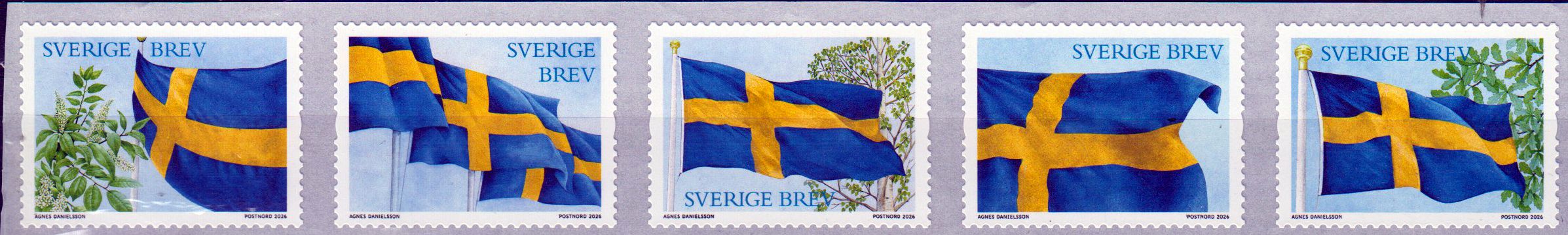 Die schwedische Flagge 2026, sk