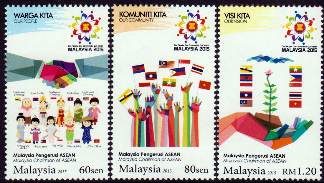 ASEAN Vorsitz 2015, Flaggen