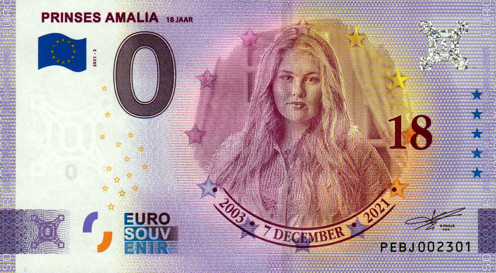 Prinses Amalia - 18 Jaar 2021-2 Anniversary