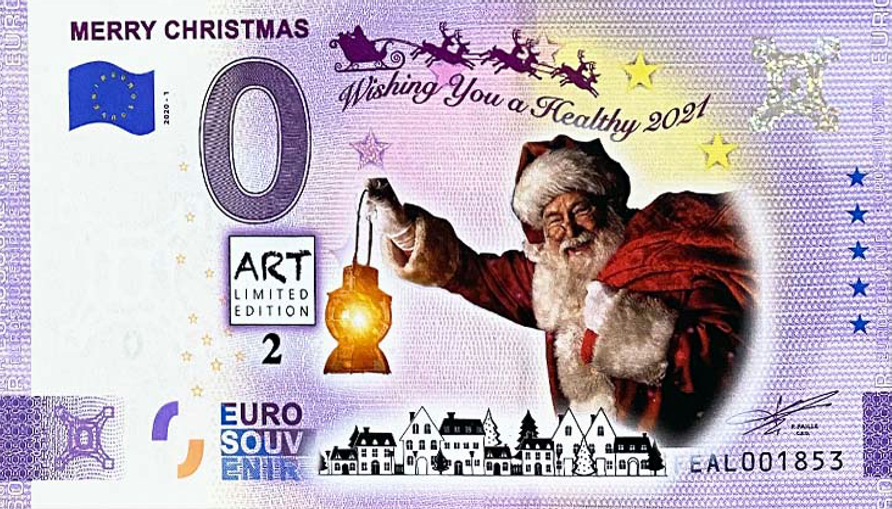 Merry Christmas 2020-1, Coloriert