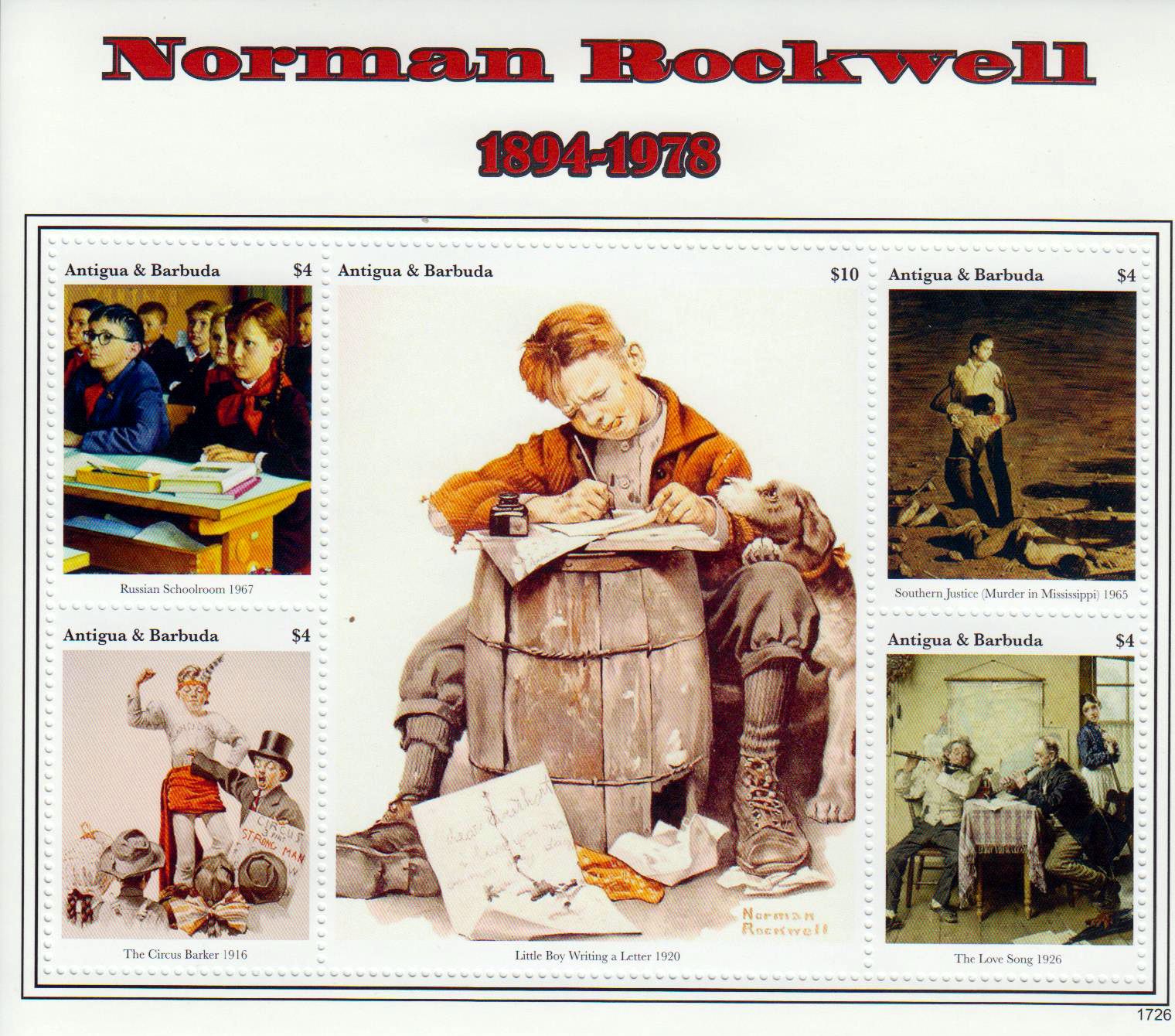 Norman Rockwell, Gemälde Schulraum
